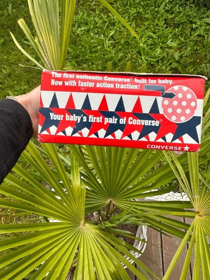 Chaussure converse rose clair taille 4 (9-12 mois) - photo numéro 10