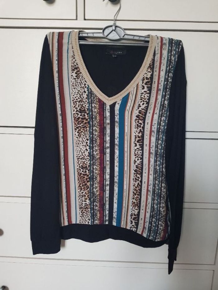 Pull col V femme. 36/38