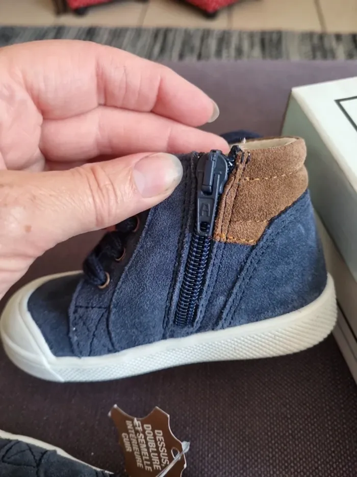 Bottines Gemo neuves tout cuir taille 21 - photo numéro 6