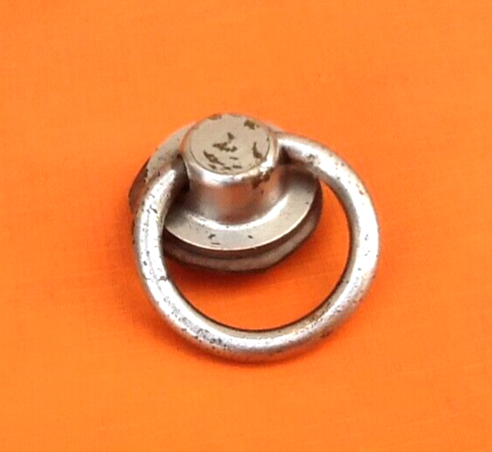 Années 1950 Bouillotte Laiton chromé forme cylindrique - photo numéro 3