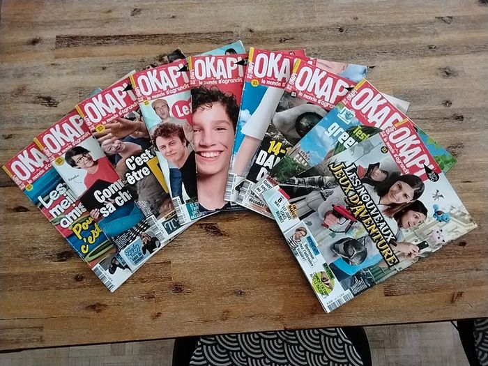 Lot de 9 magazines Okapi - Bayard jeunesse 10-15 ans - photo numéro 2