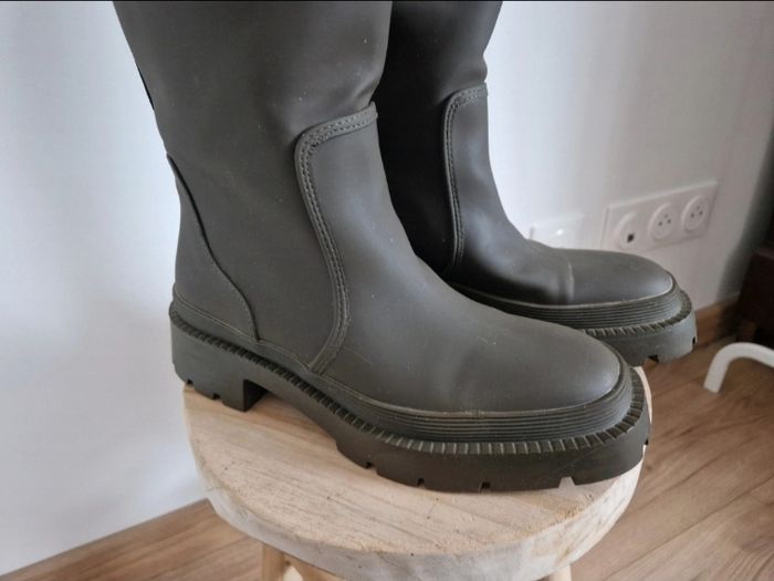 Bottes kaki femme Zara Pointure 40 - photo numéro 4