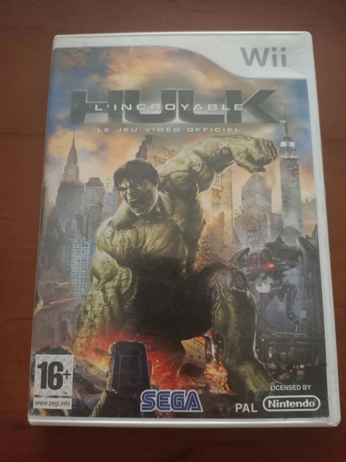 Jeu vidéo Nintendo Wii l'incroyable hulk le jeu officiel