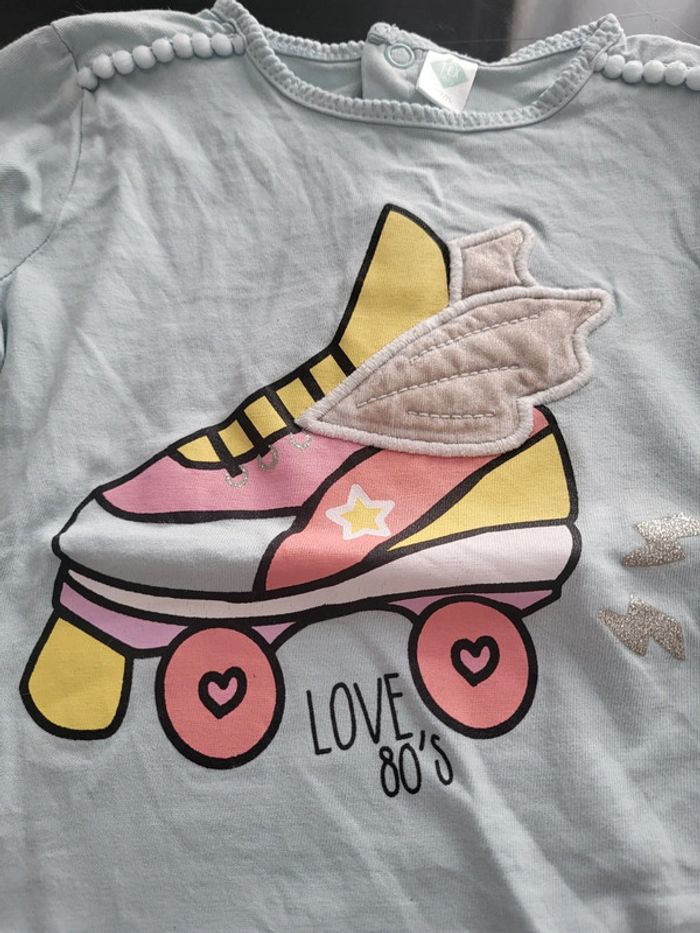 Haut bleu ciel tex 24 mois - photo numéro 2