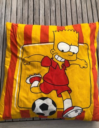 Coussin Bart the simpsons football