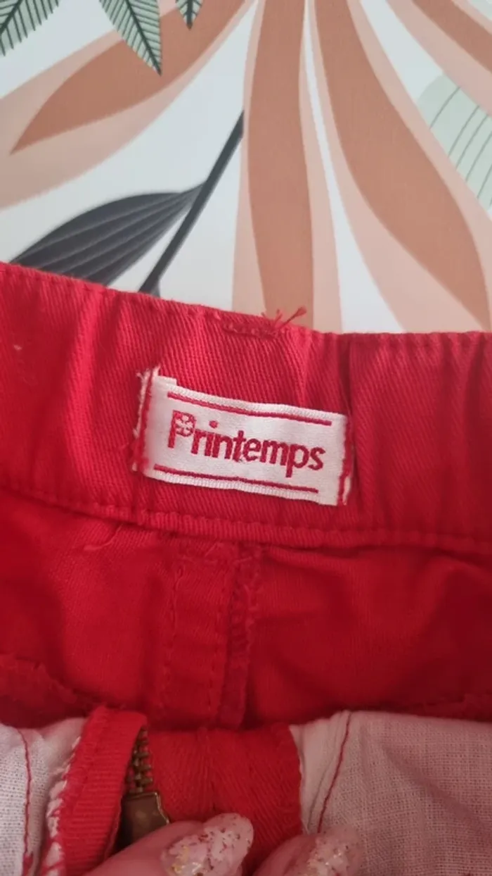Jupe rouge taille 3 ans printemps - photo numéro 7