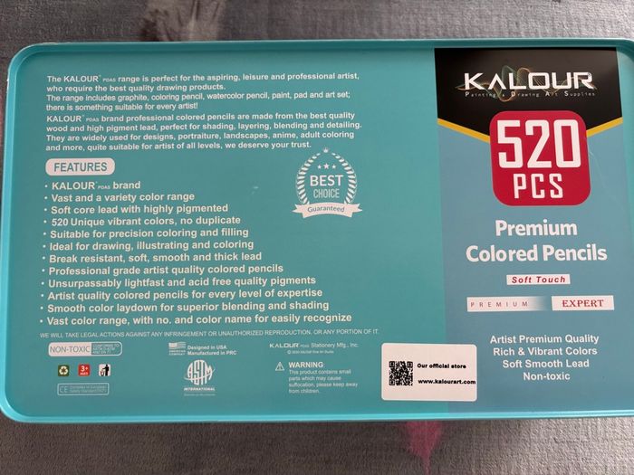 Crayon de couleur KALOUR 520pcs - photo numéro 7