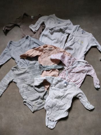 Lot bodies manches longues mixte