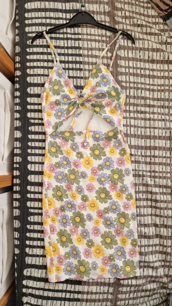 Robe été / Fleuri / Smiley /  Robe moulante