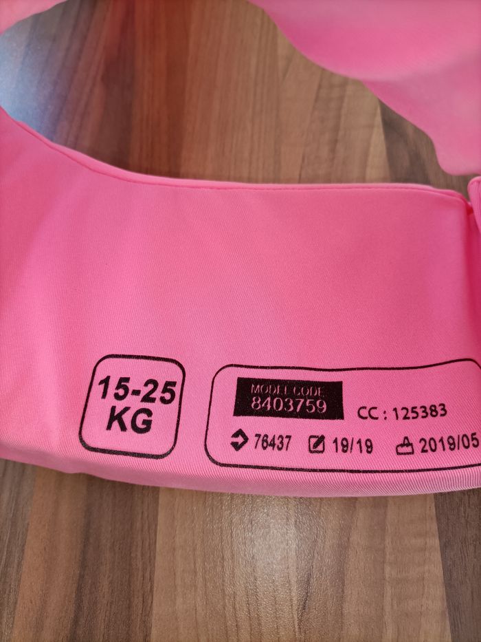 Gilet flottaison piscine ou mer 15-25 kg rose et bleu Nabaiji - photo numéro 5