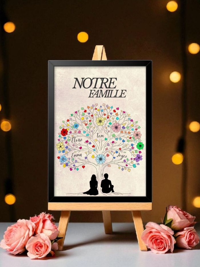 Affiche arbre de vie personnalisé - photo numéro 5