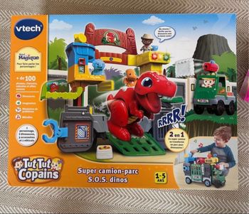 Super camion Parc SOS Dinos de Tut de Tut Copains VTech, neuf 🦖🚛