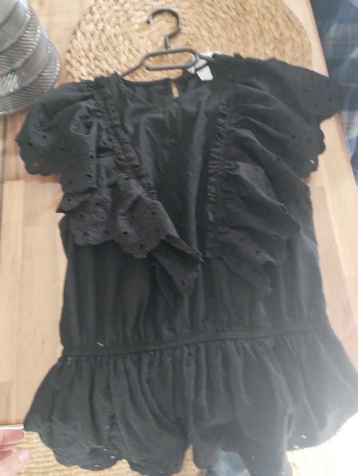 Robe d été femme noir S H&M neuf avec étiquette - photo numéro 4