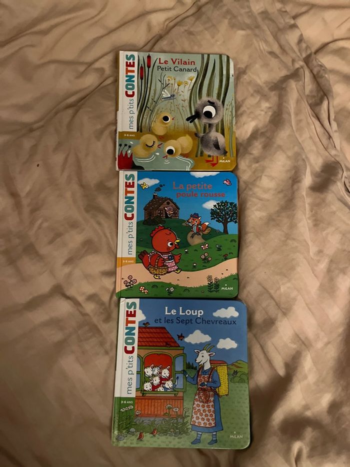 Lot 3 livres « mes p’tits contes »