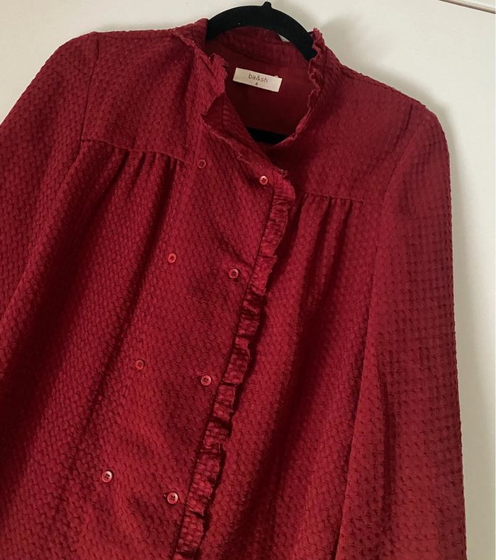 Chemise Zabou Gaufré Ba&sh Taille 34-36 - photo numéro 9