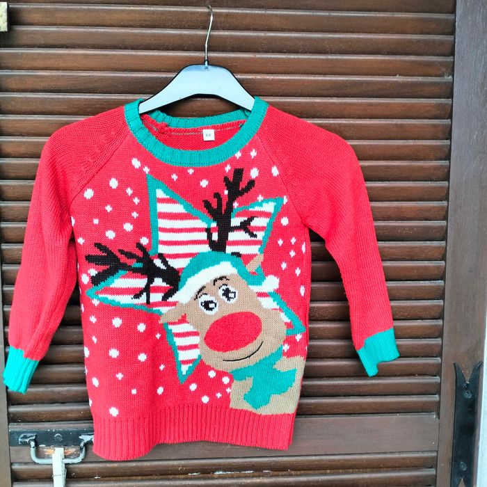 Joli pull de Noël, taille 6- 8 ans