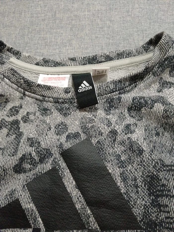 C55 sweat gris Adidas 16 ans - photo numéro 3