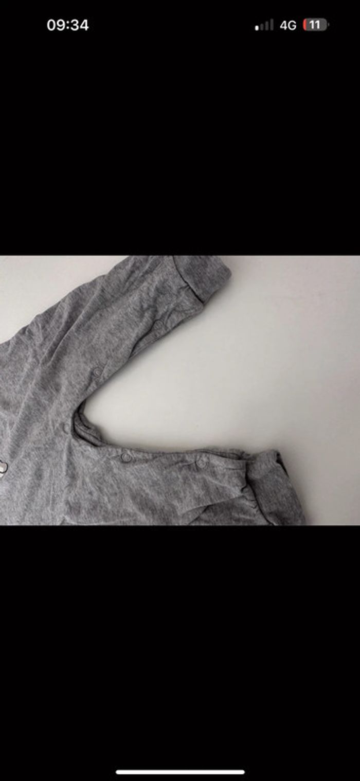 Pyj dalmat 1 pièce gris - photo numéro 4