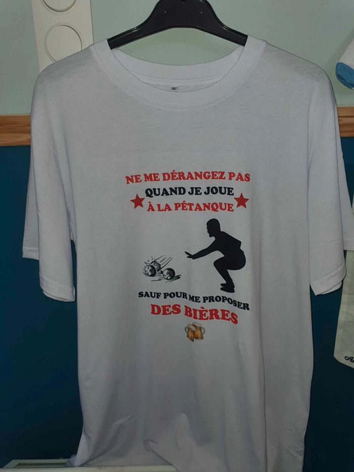 t-shirt humour pétanque