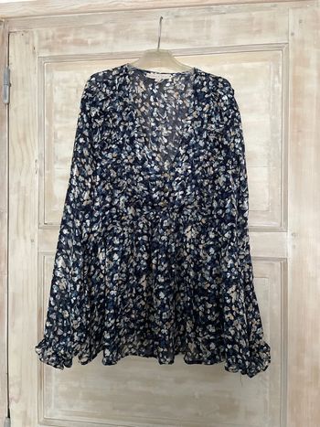 Blouse à motif floral