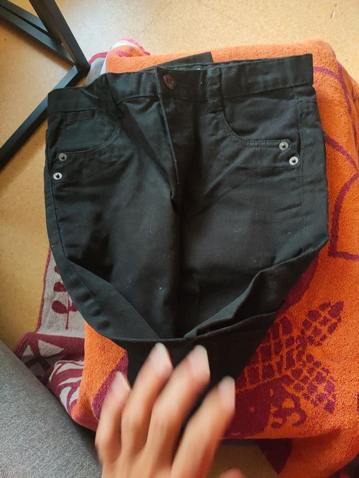 Jeans noir fille 10 ans - photo numéro 2
