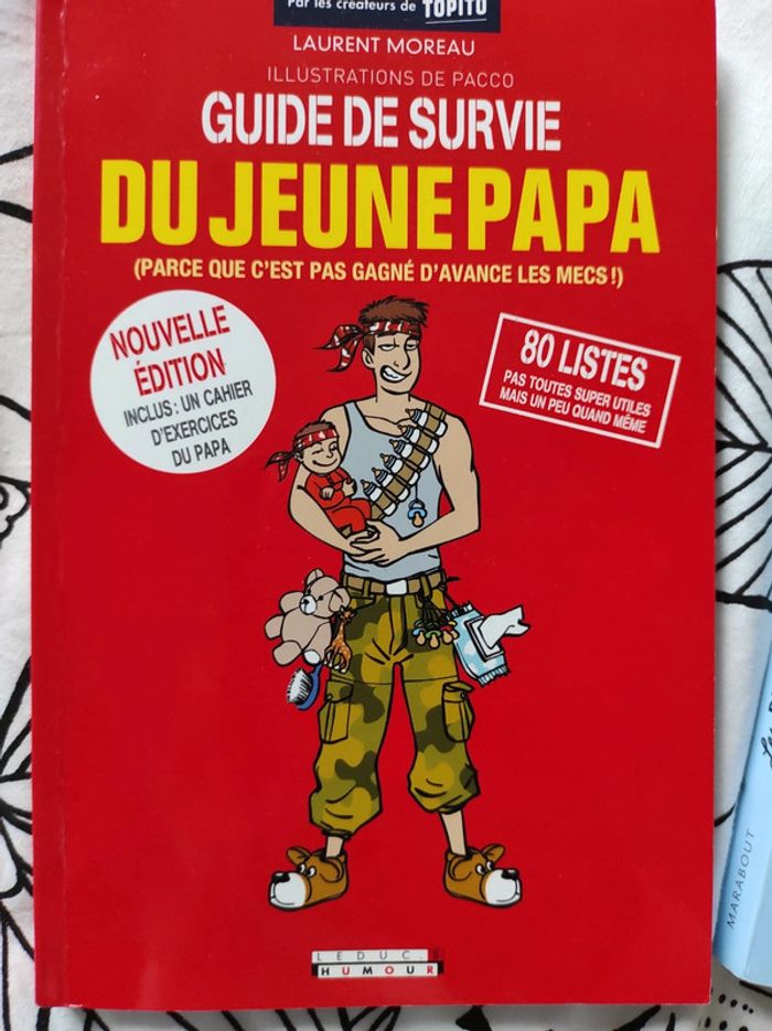 Lot livres guide de survie paternité - photo numéro 2