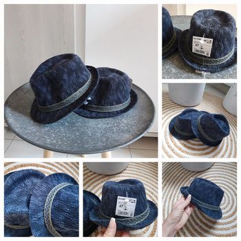 Lot de 2 chapeaux enfant bébé 47 cm 12 mois neufs avec étiquette 🏷