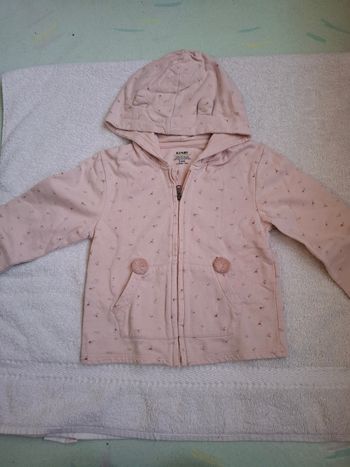 Sweat zippé longue manches