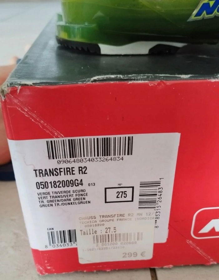 Chaussures de ski Nordica Transfire R2 27,5 - photo numéro 2