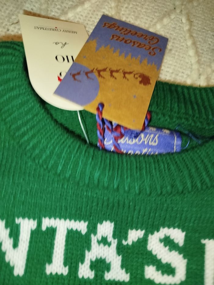 🕶️ Pull de Noël “Santa’s No.1 Wingman”  T.S - photo numéro 4