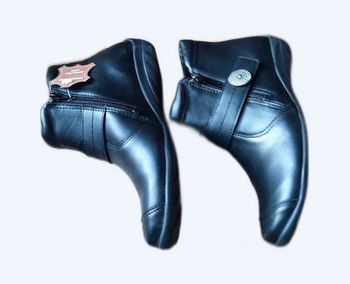 Boots cuir double zip avec aérosemelle - pointure 38 - Pédiconfort