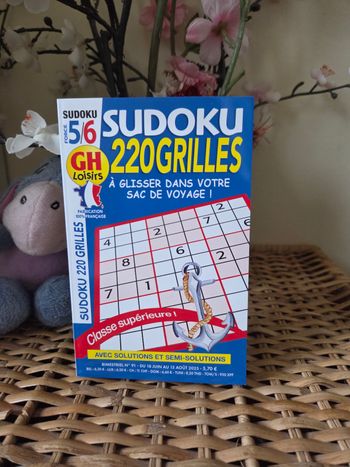 💜Sudoku 220 grilles force 5/6 Neuf