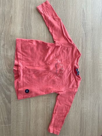 T-shirt manches longues poisson lune 18 mois fille 