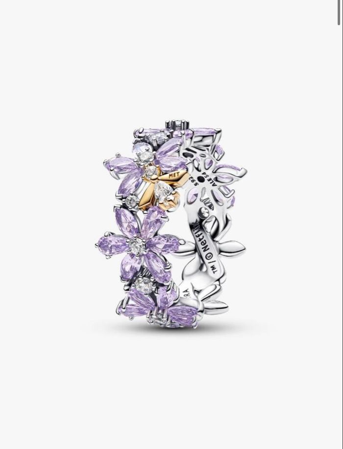 Bague herbier et abeille - photo numéro 1