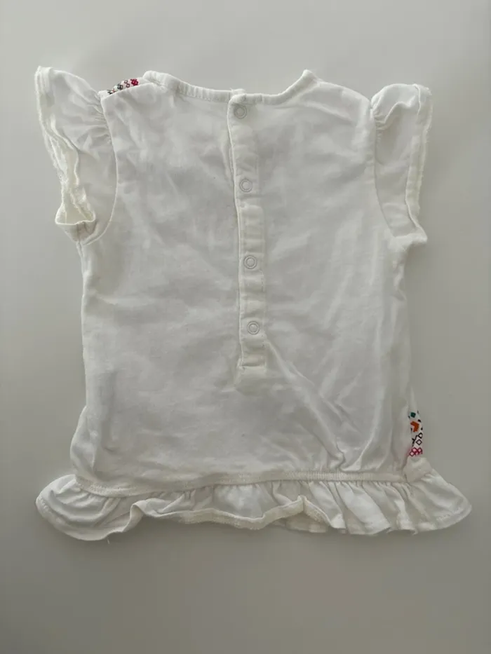 Ensemble T Shirt et pantacourt 3 mois Kitchoun - photo numéro 5