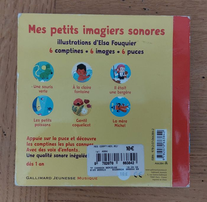 Livre sonore : Mes comptines vol.2 - photo numéro 5