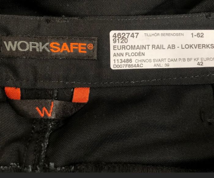 Pantalon de travaille Taille 42 homme neuf avec bande réfléchissante en bas - photo numéro 3