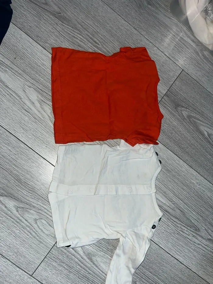Lot de 2 tshirts 1 mois - photo numéro 2