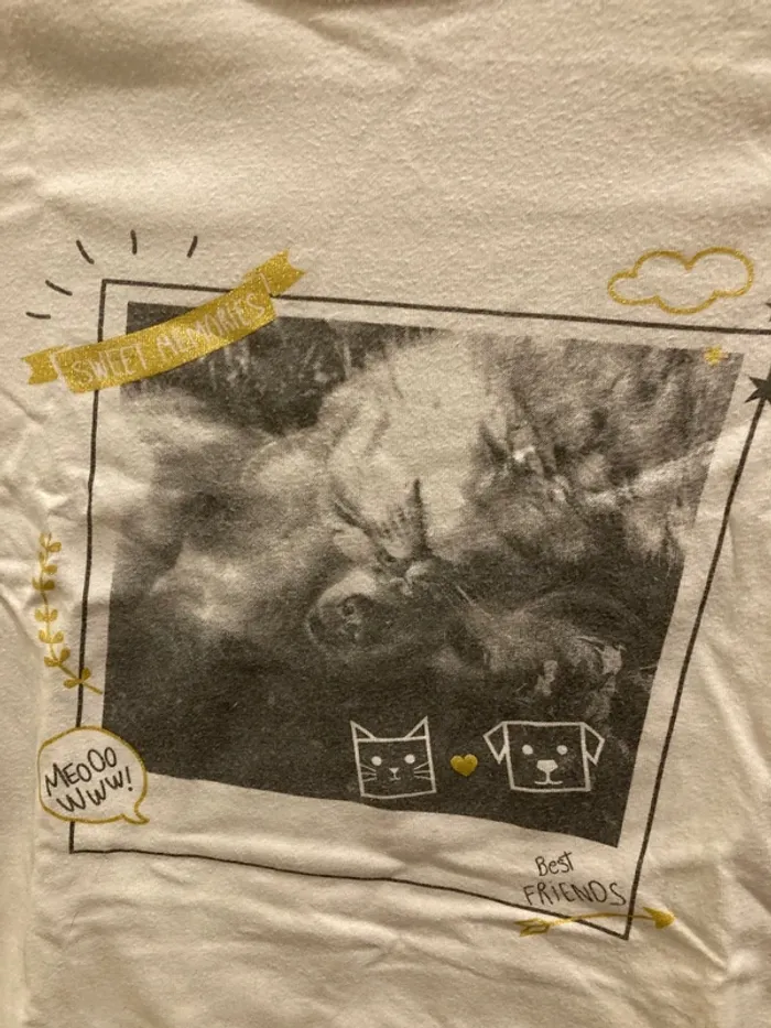 T-shirt manches longues fille 6 ans - photo numéro 2