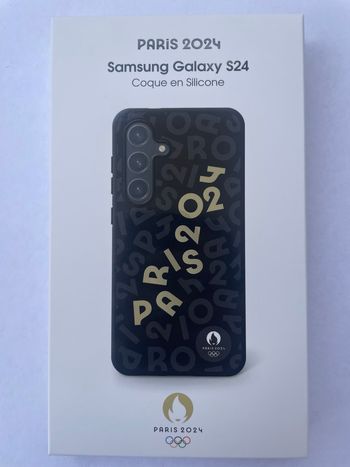 Coque en Silicone pour Samsung Galaxy S24 - Paris 2024 - Jamais Ouvert