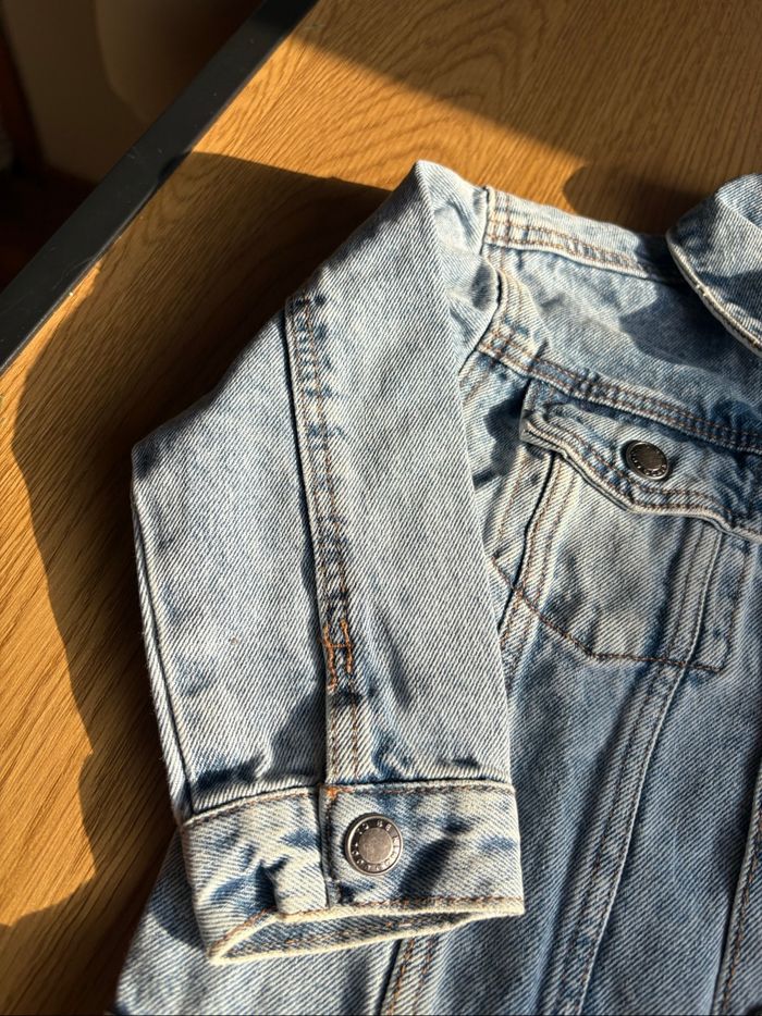 Veste en jean fille taille 92 - photo numéro 4