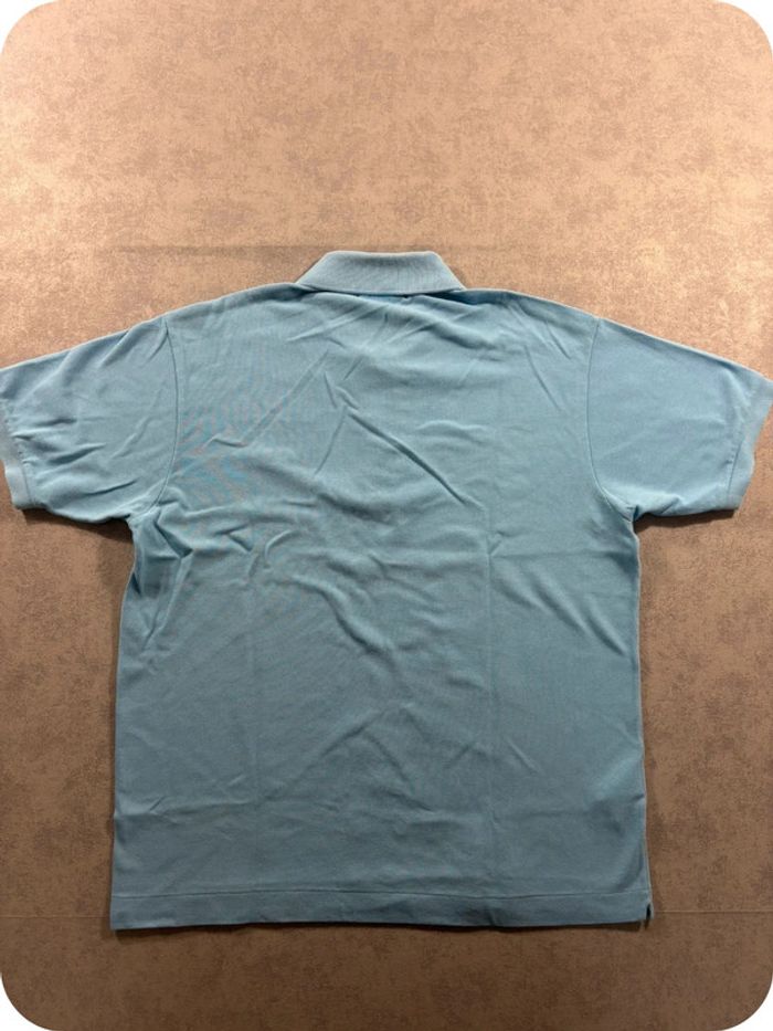 Polo Lacoste Bleu Clair logo brodé vert Taille L - photo numéro 4