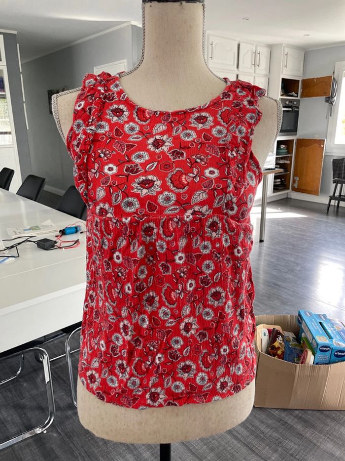 Débardeur / blouse sans manche taille 12 ans marque gemo