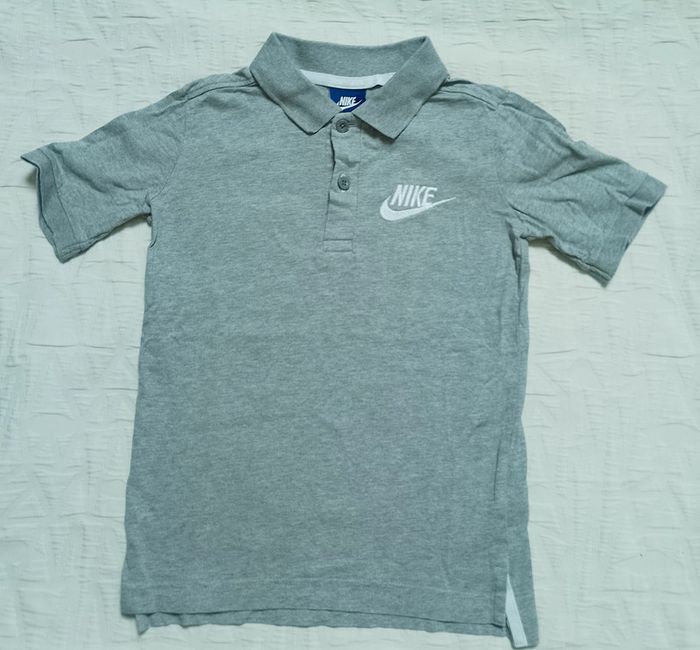 Nike polo manches courtes gris