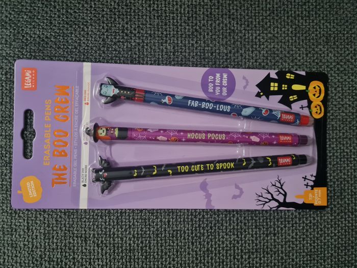 Legami effaçables Halloween 2024 1 Set Sorcière Vampire Dracula Chauve-Souris Neuf Scellé