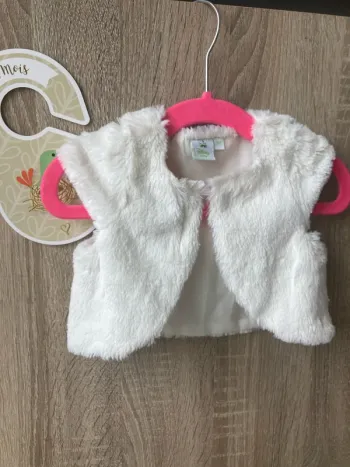 Gilet fausse fourrure