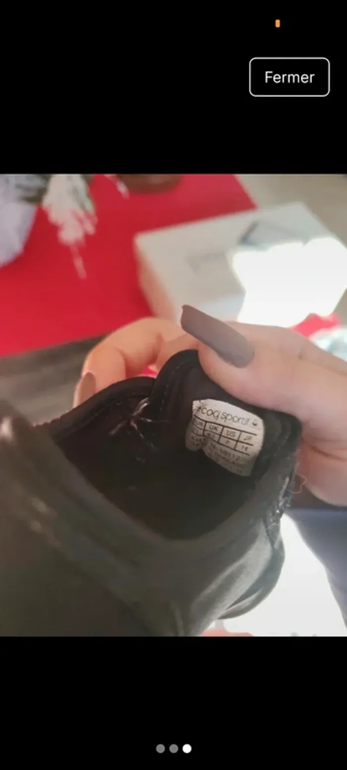 Basket bébé le coq sportif taille 23 - photo numéro 3