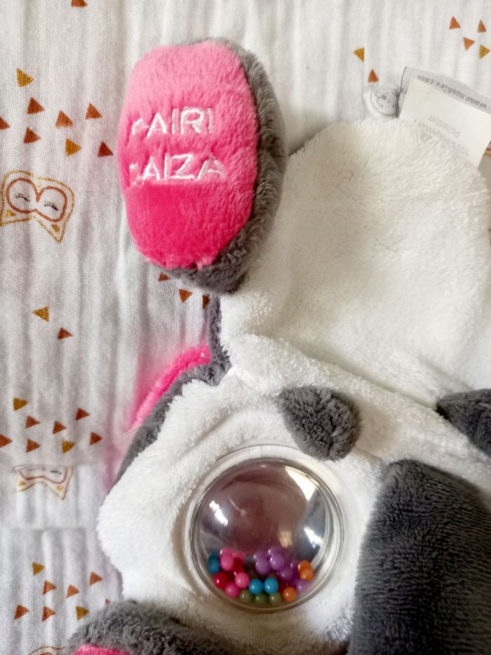 Doudou panda jeu d'éveil Noukie’s - photo numéro 2