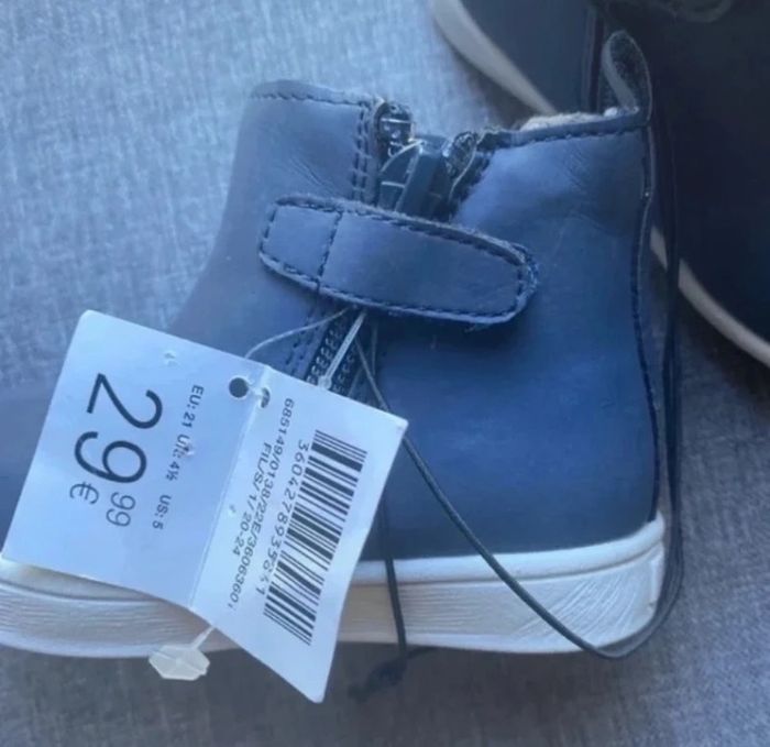 Bottines cuir Obaibi Obaïbi taille 21 neuves - photo numéro 5