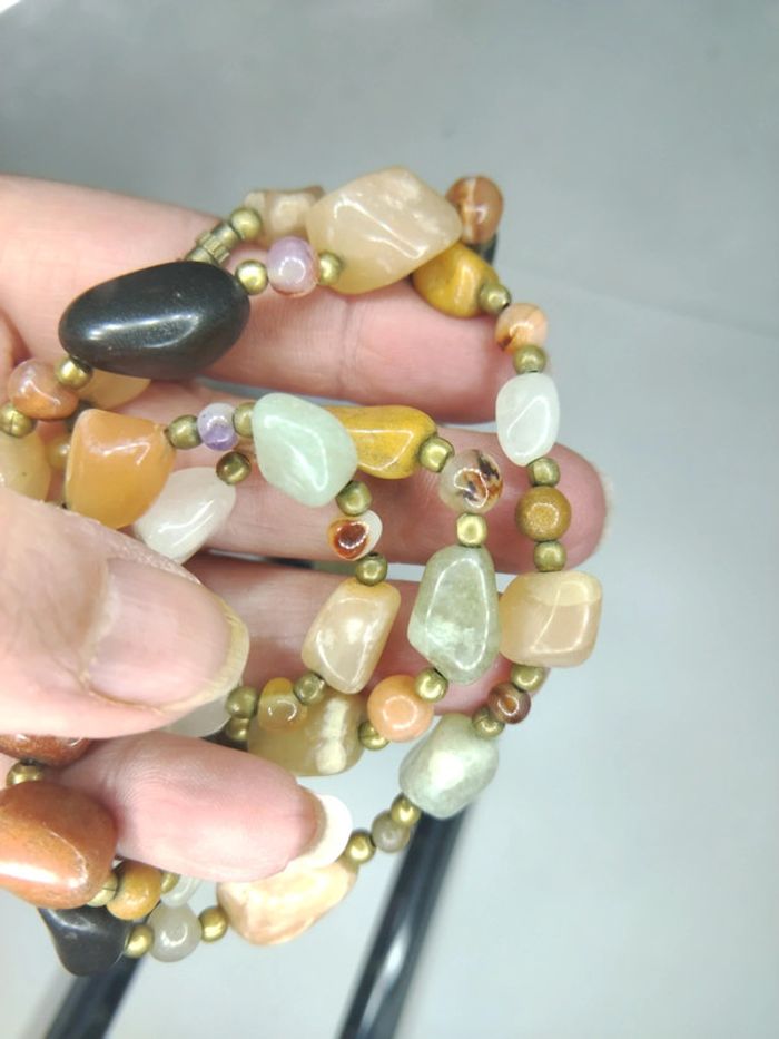 Collier en pierres lithothérapie - photo numéro 7